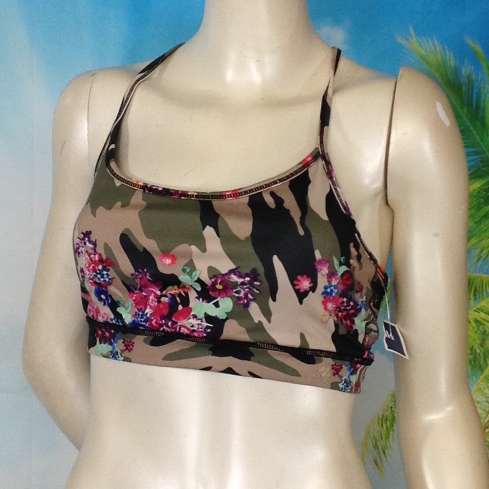 NWT Nicole Miller Active Sports Bra Size M/M